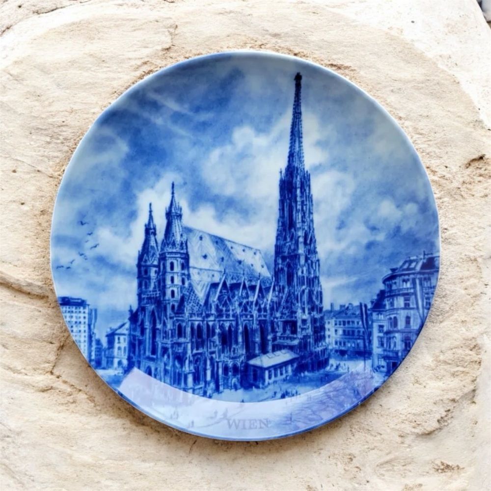 Vintage St.Stephansdom Wien Decorative Wall Plate